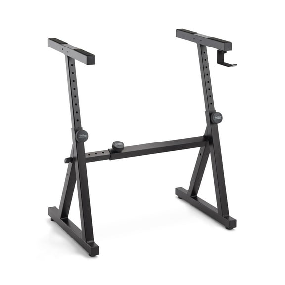 OnStage Single Tier Z Keyboard Stand - Black w/ Adjustable Height/Width