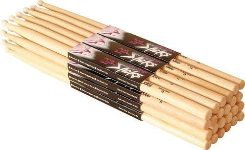 Maple Drum Sticks (2B, Nylon Tip, 12pr)