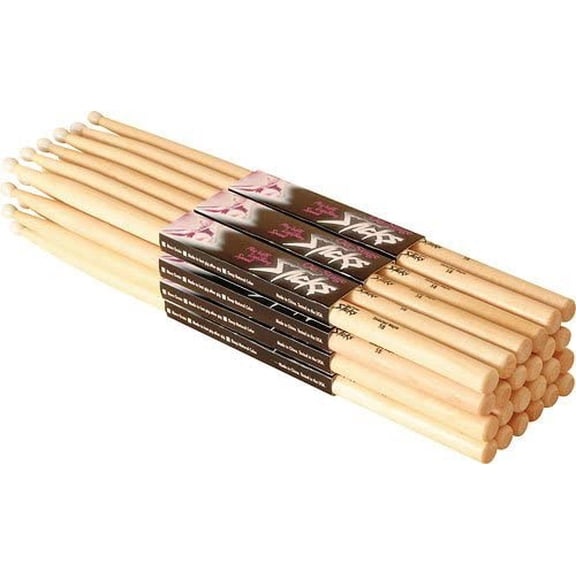 Maple Drum Sticks (2B, Nylon Tip, 12pr)