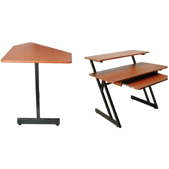 On Stage Rosewood And Black, with Series Wood Studio Workstation, Rosewood
