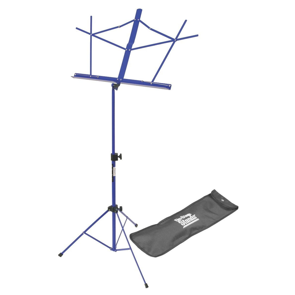 On-Stage SM7122DBB Compact Sheet Music Stand (Dark Blue, with Bag)