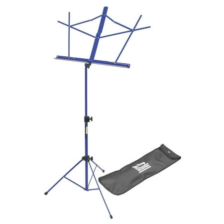 On-Stage SM7122DBB Compact Sheet Music Stand (Dark Blue, with Bag)