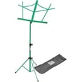 OnStage SM7122GRB Compact Folding Sheet Music Stand with Bag, Green
