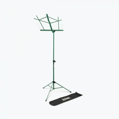 On-Stage SM7122GRB Compact Sheet Music Stand (Green, with Bag)