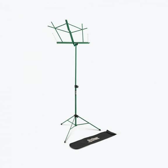 On-Stage SM7122GRB Compact Sheet Music Stand (Green, with Bag)