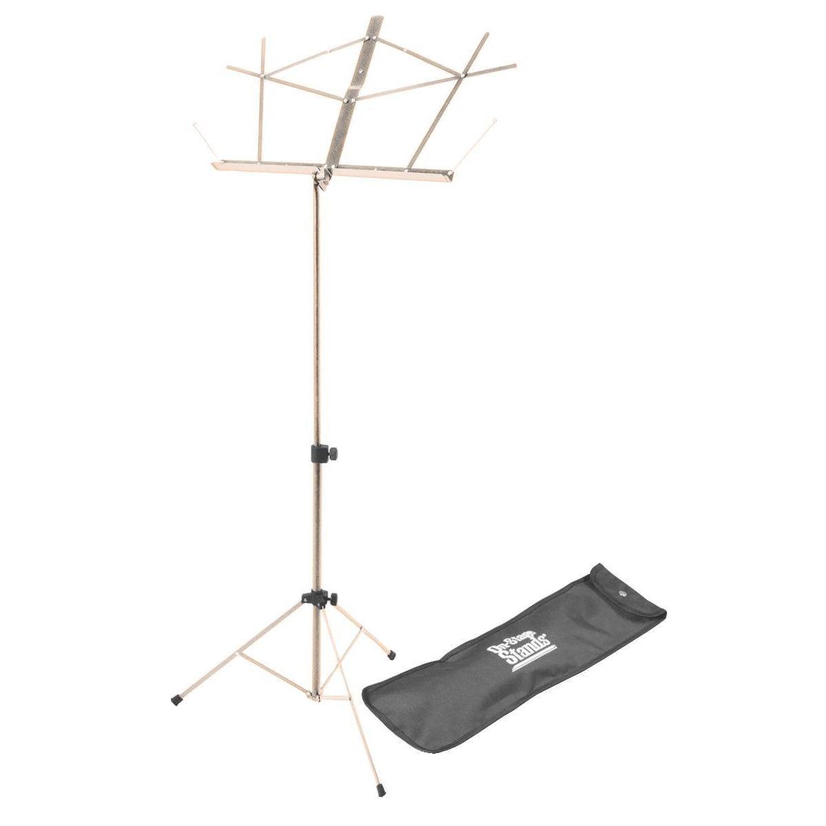On-Stage SM7122NB Compact Sheet Music Stand (Nickel, with Bag)