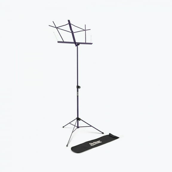 On-Stage SM7122PB Compact Sheet Music Stand (Purple, with Bag)