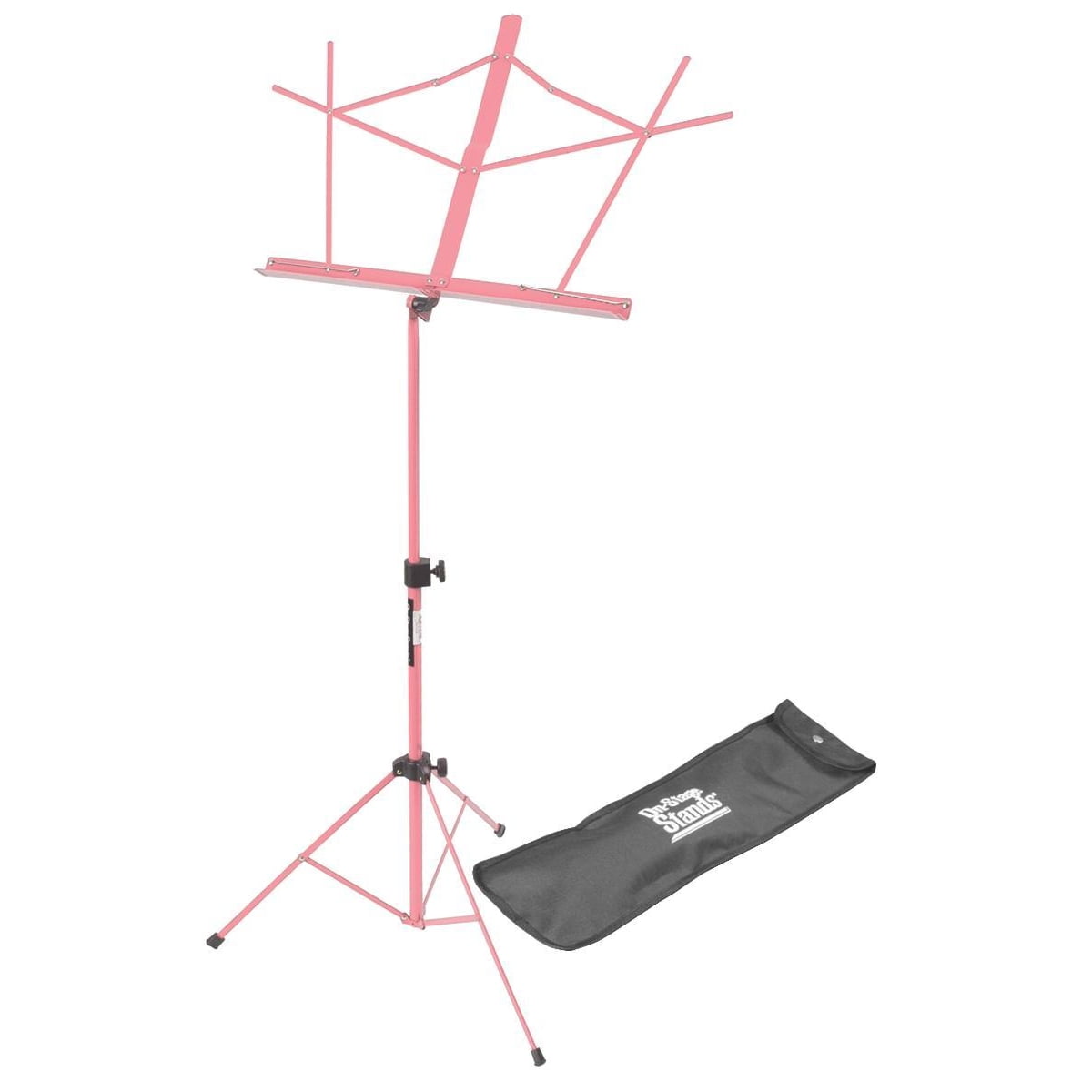 On-Stage SM7122PKB Compact Sheet Music Stand (Pink, with Bag)