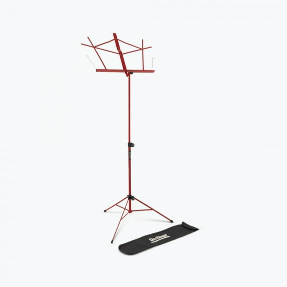 On-Stage SM7122RB Compact Sheet Music Stand with Bag, Red