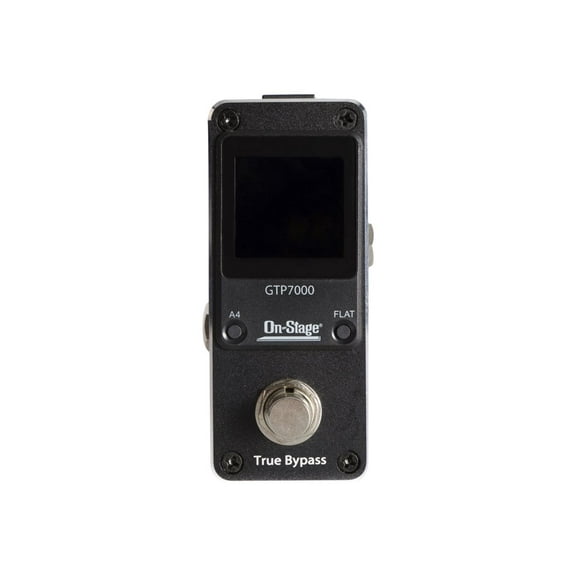 On-Stage GTP7000 Mini Pedal Tuner Black