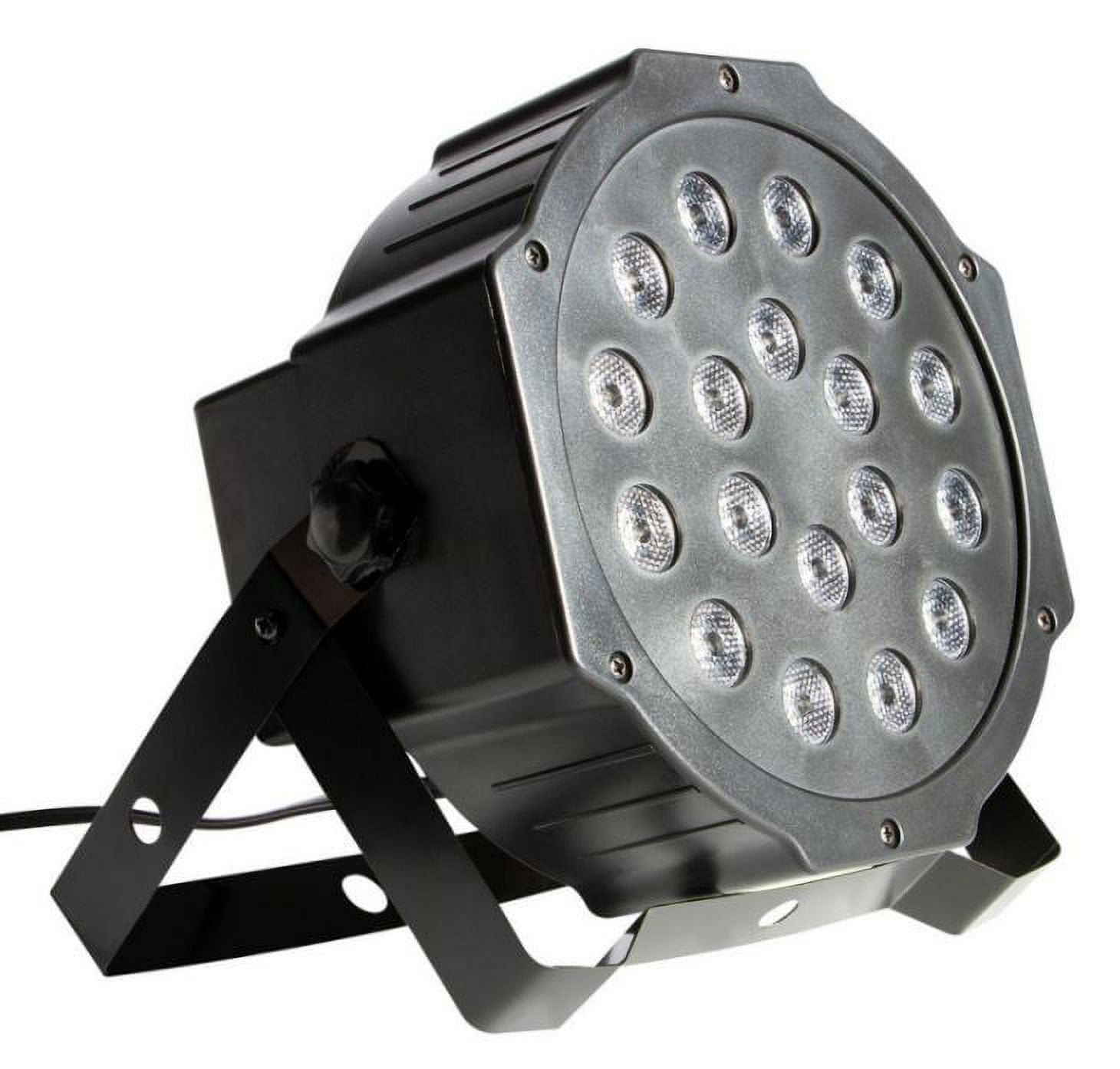 Black 7" LED PAR Light Fixture with DMX Control