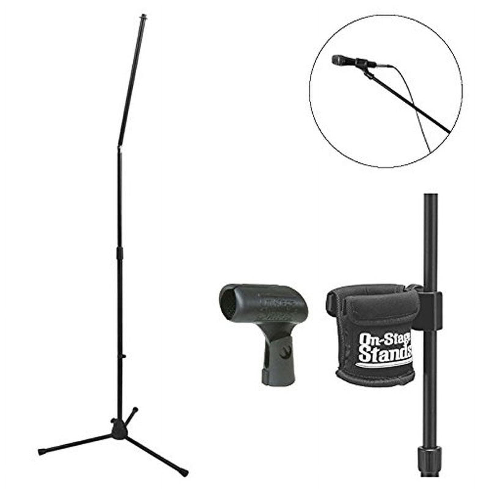On Stage Upper RockerLug Mic Stand with Tripod Base + On Stage Clamp