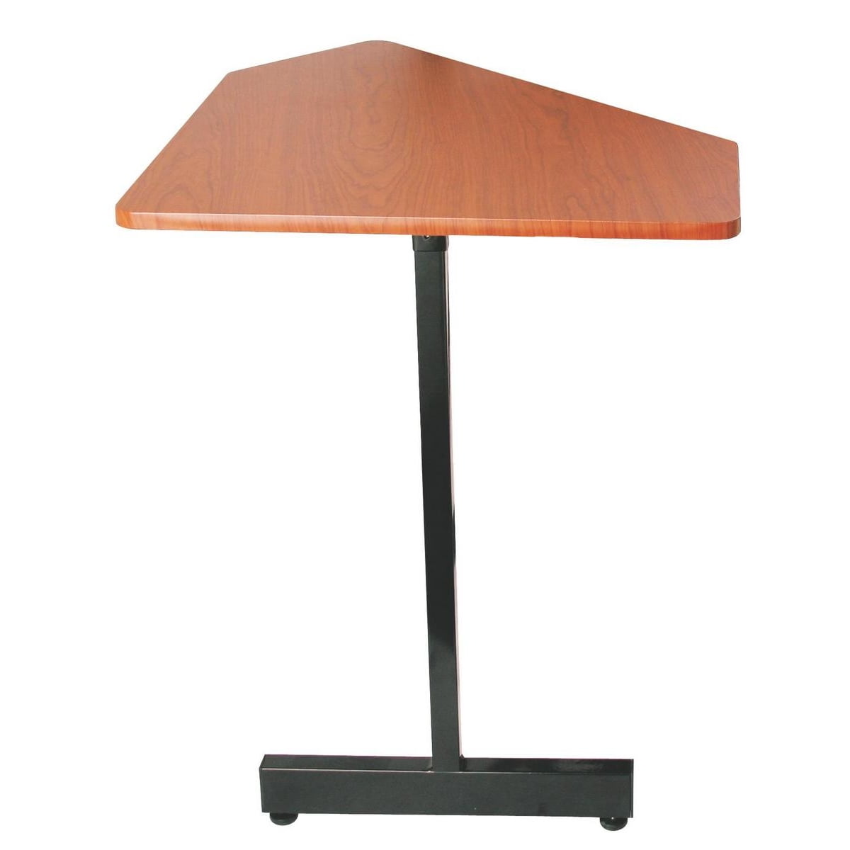 Rosewood and Black Steel Studio Workstation Corner Accessory