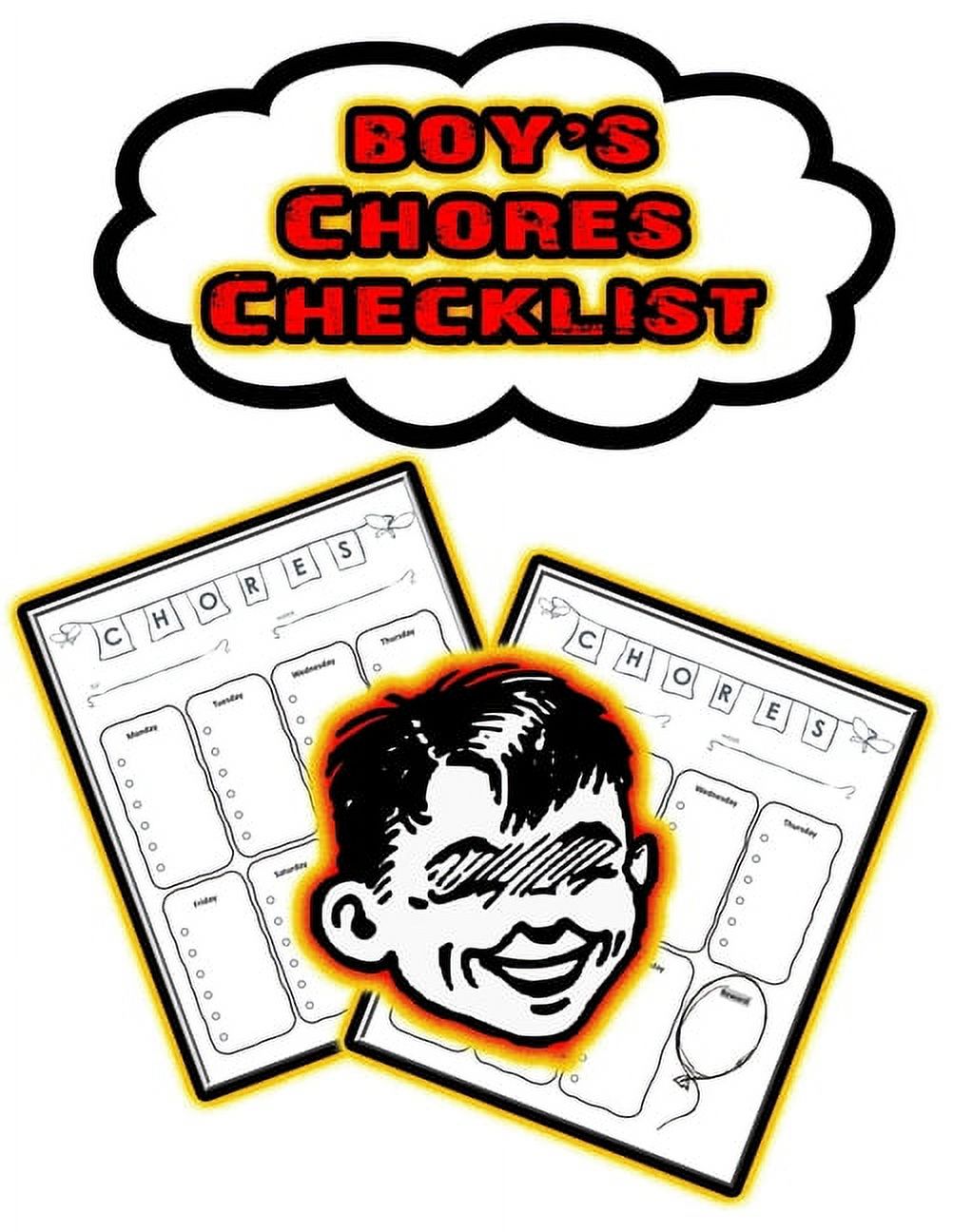 Months Target Checklist On Target Kids Notebooks: Boy's Chores Checklist : 110 Pages, 13 Months ...