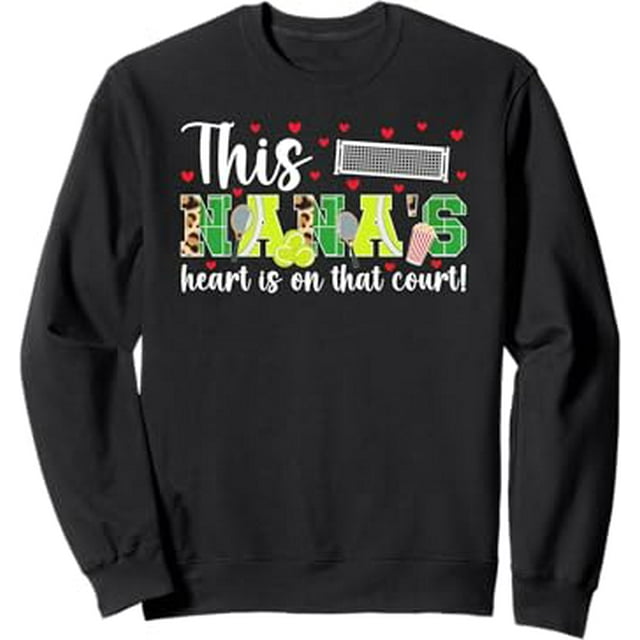 On That Court Tennis Nana Of A Tennis Player Nana Sweatshirt