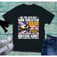 On The 8th Day God Created Beer To Prevent British Army TShirt Royal