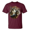 thumbnail image 1 of On The Alert Adult Unisex Short Sleeve T-Shirt-Maroon-4XL, 1 of 4