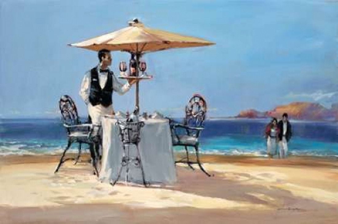 On The Beach Canvas Art - Brent Heighton (20 x 28)