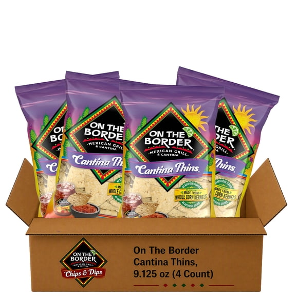 On The Border Cantina Thins, 9.125 oz (4 Count)