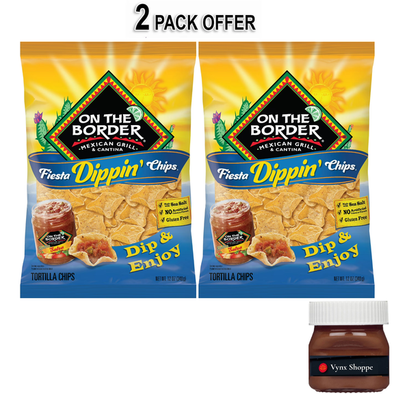 On The Border Fiesta Dippin' Tortilla Chips, Gluten-Free, 12 oz