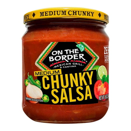 On The Border Medium Chunky Salsa, 2-Pack 16 oz. Jars