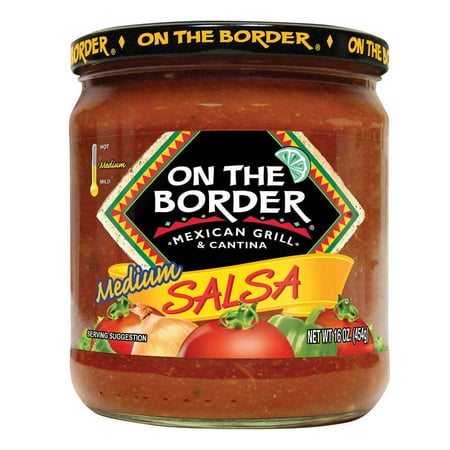 On The Border Medium Salsa, 2-Pack 16 oz. Jars