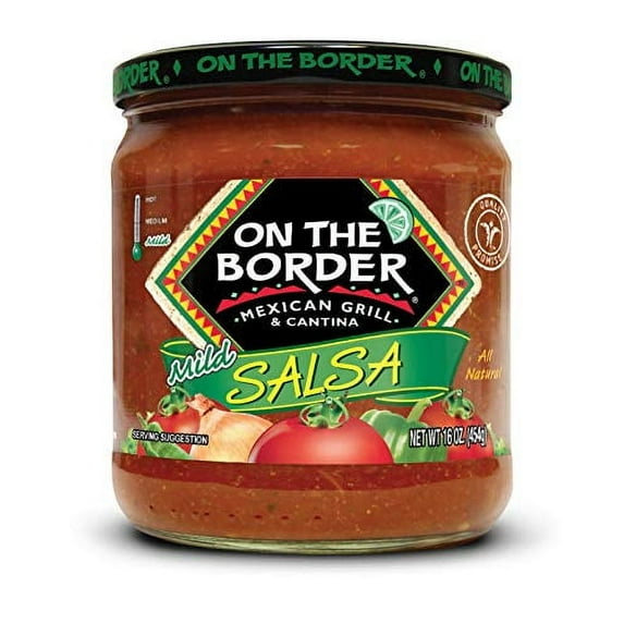 On The Border Mild Salsa, Gluten-Free, 16 oz Jar