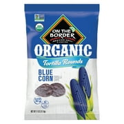 On The Border Organic Blue Corn Tortilla Rounds, Gluten-Free, 11 oz Bag