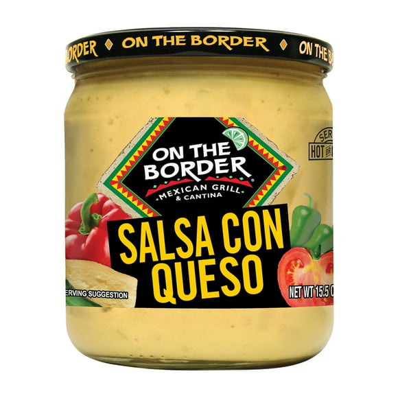 On The Border Salsa Con Queso, 15.5 oz Jar