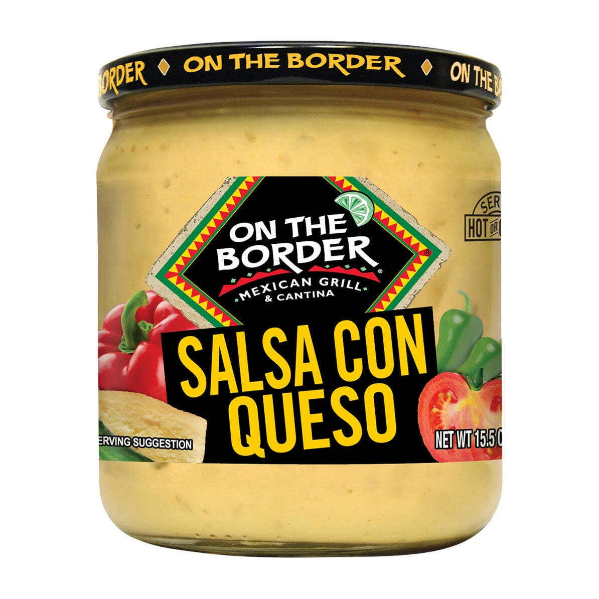 On The Border Salsa Con Queso, 2Pack 15.5 oz. Jars