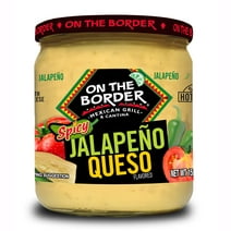 On The Border Spicy Jalapeno Queso, 15.25 oz Jar