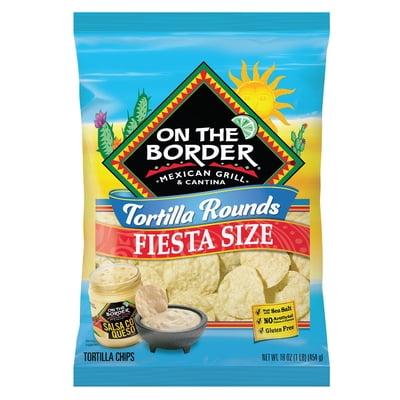 On The Border Tortilla Rounds, Gluten-Free, Fiesta Size, 16 oz Bag