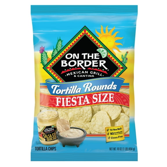 On The Border Tortilla Rounds, Gluten-Free, Fiesta Size, 16 oz Bag