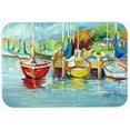 thumbnail image 1 of On The Dock Sailboats Mouse Pad, Hot Pad & Trivet, 1 of 1