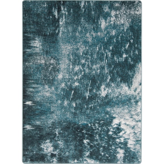 Joy Carpets First Take On The Edge 5'4" x 7'8" Area Rug in Color Riviera