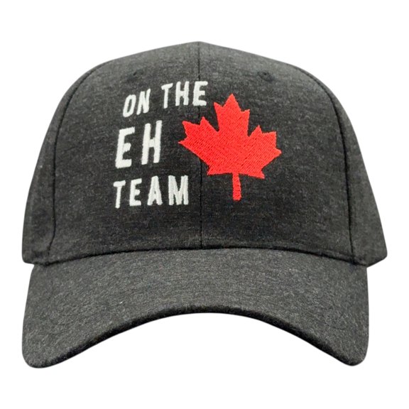 On The Eh Team Hat Funny Canada Maple Leaf Joke Cap