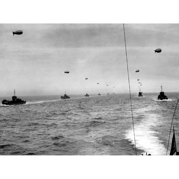 On The English Channel History (24 x 18)