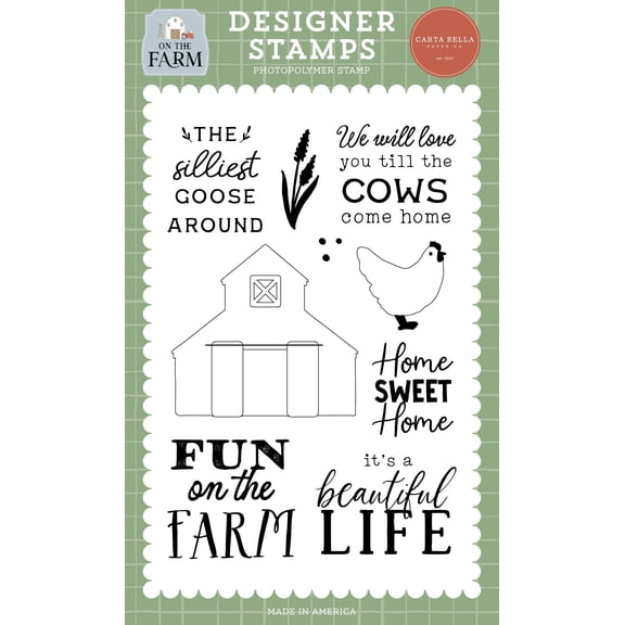 On The Farm: Cows Come Home Stamp Set