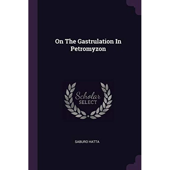 On The Gastrulation In Petromyzon Paperback 1378304330 9781378304334 Saburo Hatta