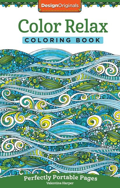 On-The-Go Coloring Book: Color Relax Coloring Book : Perfectly Portable ...