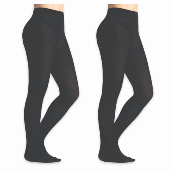 On The Go Women's Classic Tights Medium Grey (2 Pair Pack)