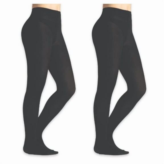 On The Go Women's Classic Tights XL Gray (2 Pair Pack)