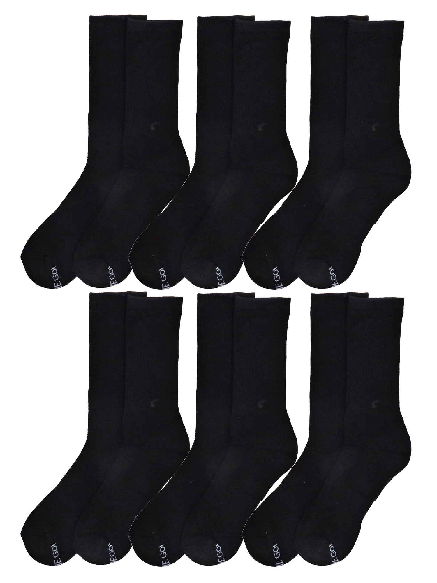 Men's Ultimate XTemp White Crew Socks 5 + 1 Bonus Pack