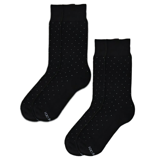 On The Go Men Dress Socks Lightweight Cotton Crew Moisture Wicking