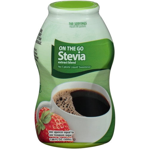 On The Go Stevia No Calorie Liquid Sweetener, 1.68 fl oz
