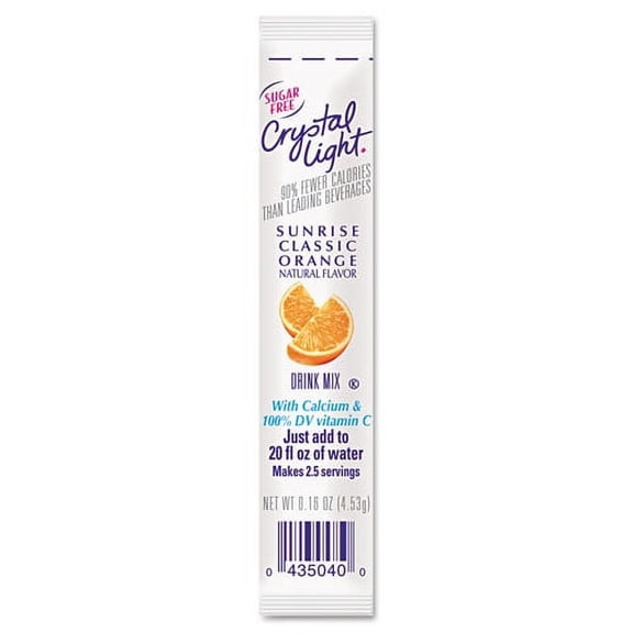 On The Go, Sunrise Orange, .16oz Packets, 30/box | Bundle of 10 Boxes