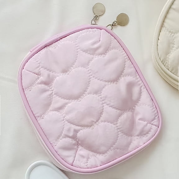 On-The-Go Touch-Up Makeup Bag Easy Exquisite Lip Palette Travel Handbag Portable Travel Cosmetics Storage Bag
