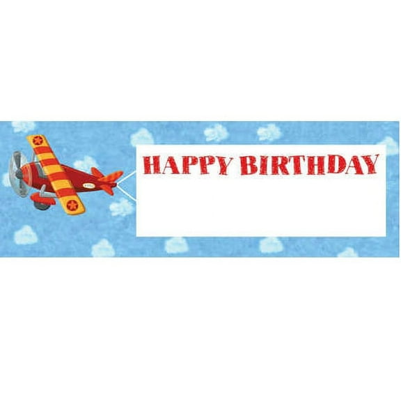 On The Go Transportation Party Giant Party Banner