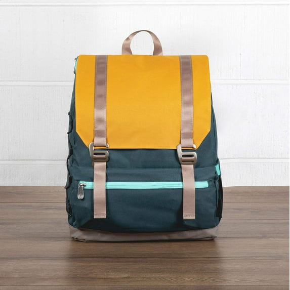 On The Go Traverse Cooler Backpack, (Heathered Gray) Mustard