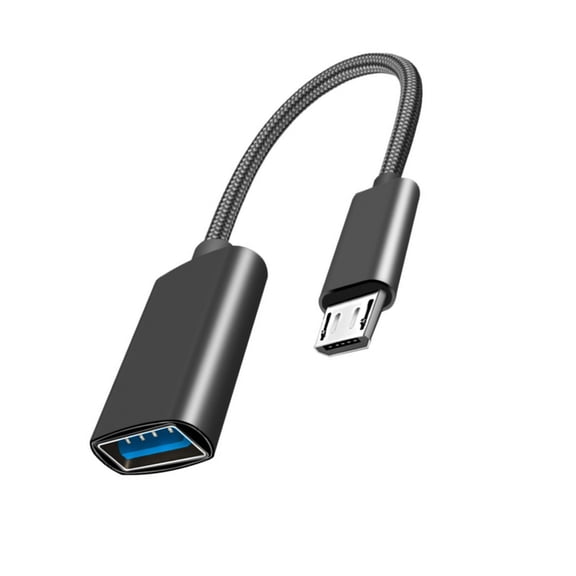 On The Go USB Adapter Cable Line USB2.0 to USB 5Pin/Type C Converter Cord Fast Data Transfer and Peripherals Connection